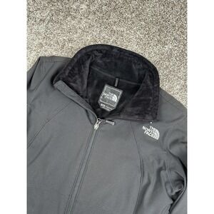North Face Jacket Womens Medium‎ Black Apex Bionic Soft Shell Fleece Lined